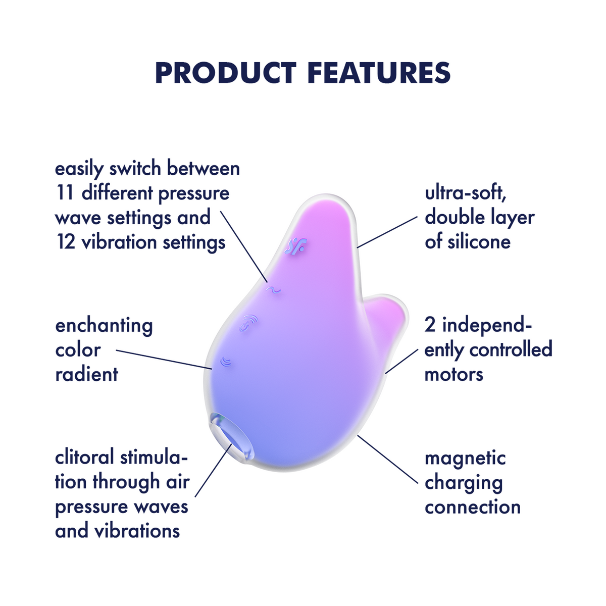 Satisfyer Mermaid Vibes – Waterproof Pressure Wave and Vibrator Device > Sex Toys For Ladies > Air Pulsation
