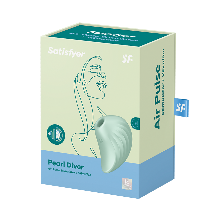 Satisfyer Pearl Diver – Air Pulse and Vibration Vibrator > Sex Toys For Ladies > Air Pulsation