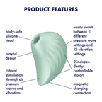 Satisfyer Pearl Diver – Air Pulse and Vibration Vibrator > Sex Toys For Ladies > Air Pulsation