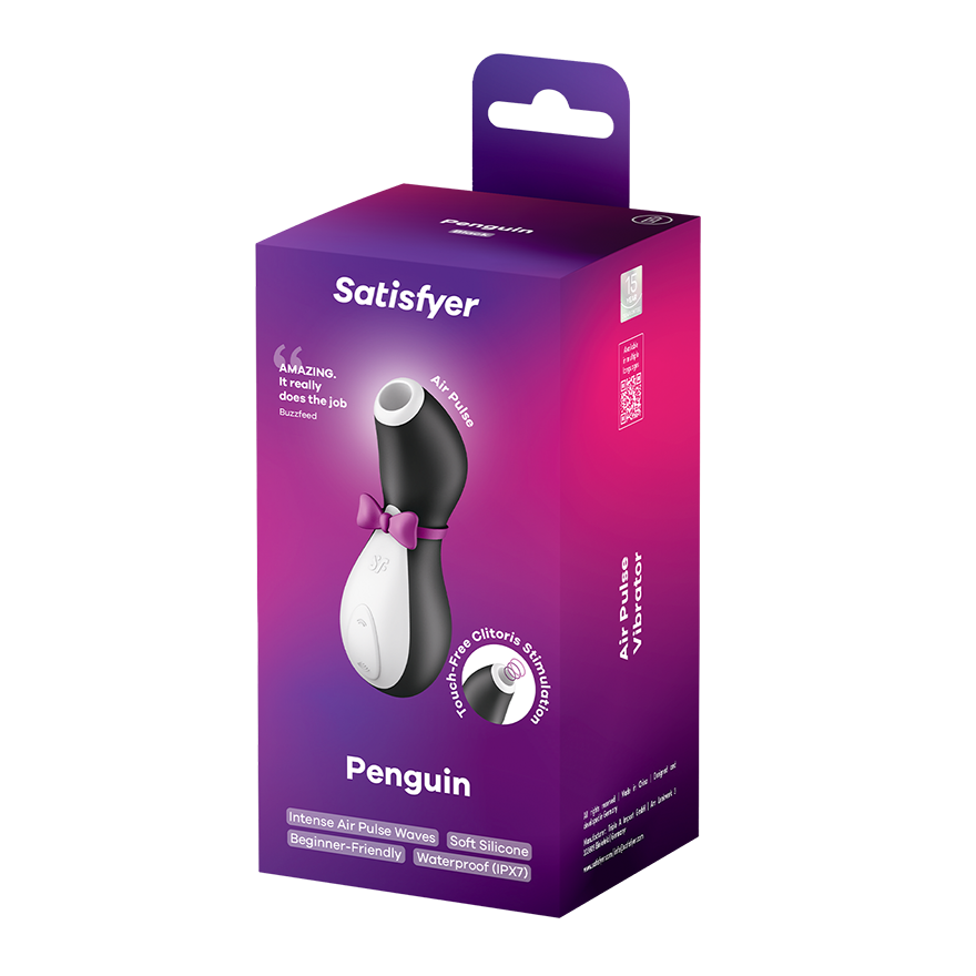 Satisfyer Penguin Pro – Rechargeable Pressure Wave Vibrator with 11 Programs > Sex Toys For Ladies > Clitoral Vibrators and Stimulators