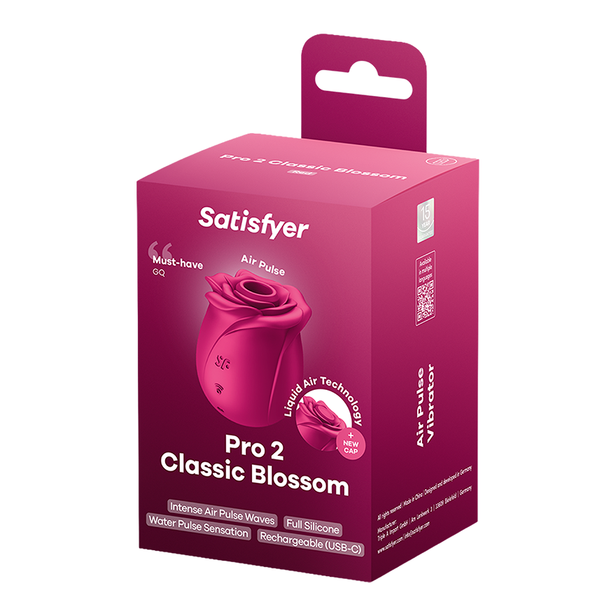 Satisfyer Pro 2 Classic Blossom – Pressure Wave Vibrator > Sex Toys For Ladies > Air Pulsation