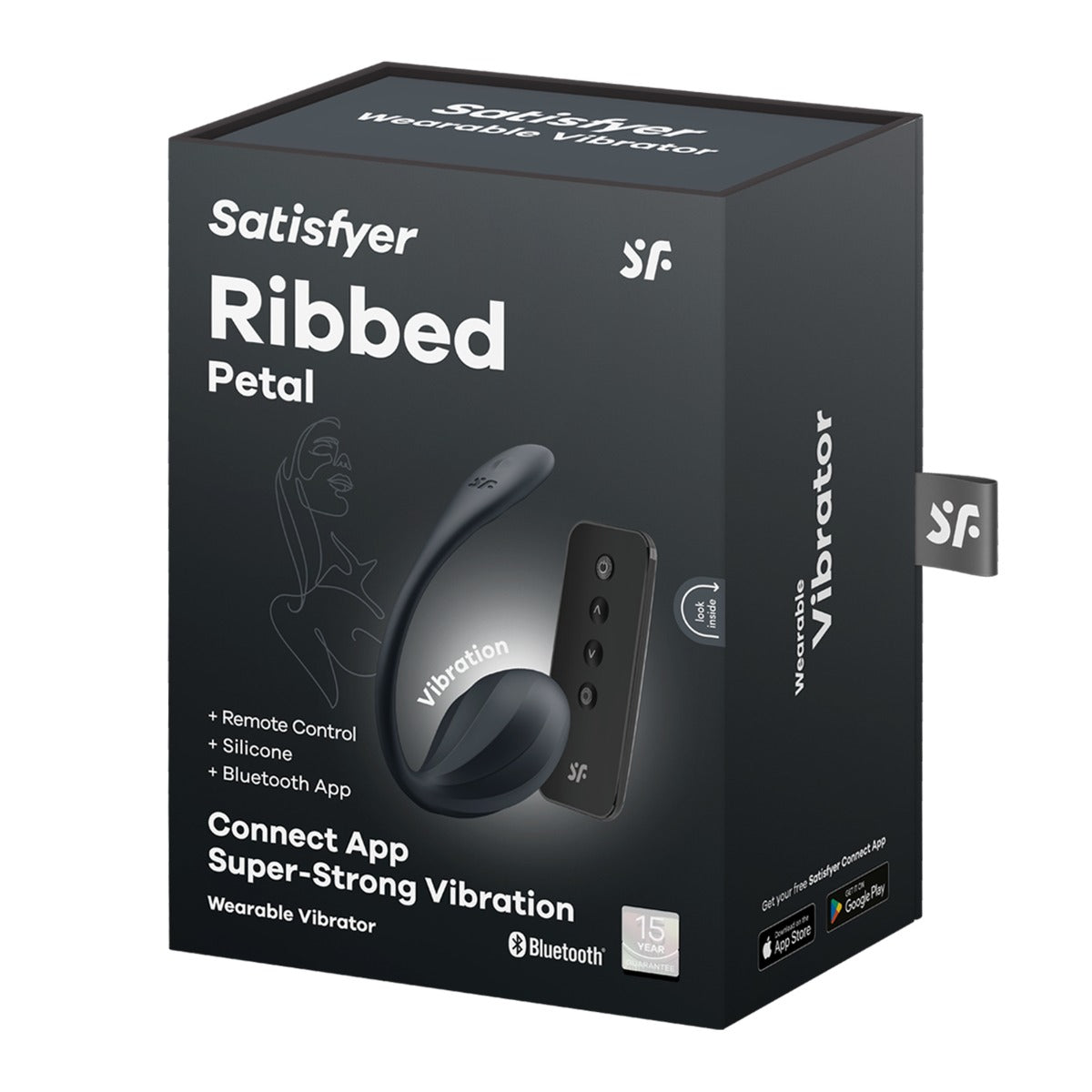 Satisfyer Ribbed Petal Connect – Portable Silicone G-Spot Vibrator > Sex Toys For Ladies > G-Spot Vibrators