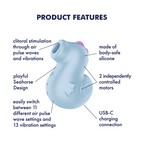 Satisfyer Sea Pony – Air Pulse and Vibrator with Dual Stimulation > Sex Toys For Ladies > Air Pulsation