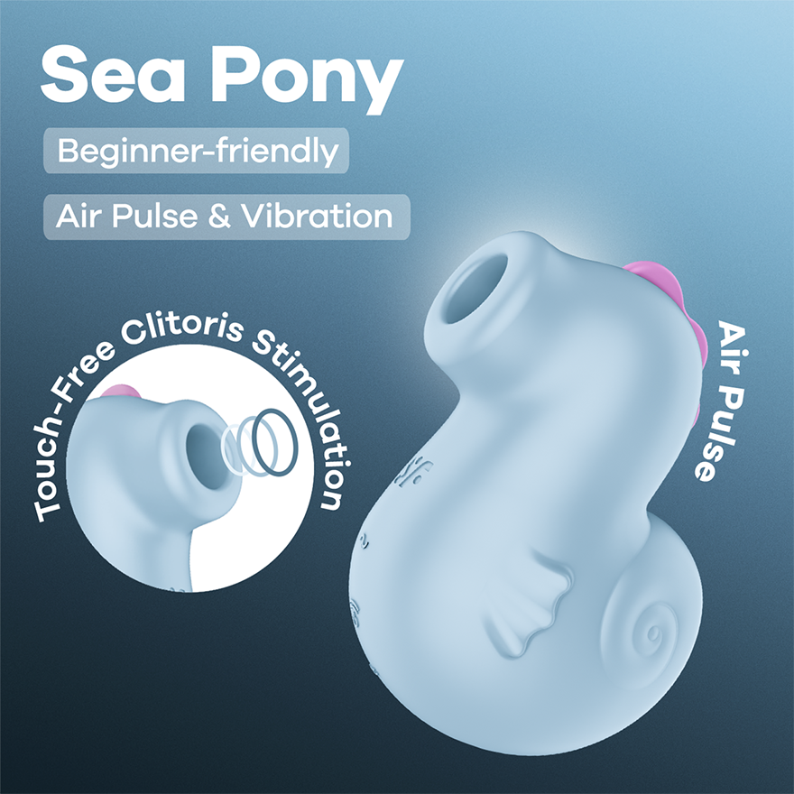 Satisfyer Sea Pony – Air Pulse and Vibrator with Dual Stimulation > Sex Toys For Ladies > Air Pulsation