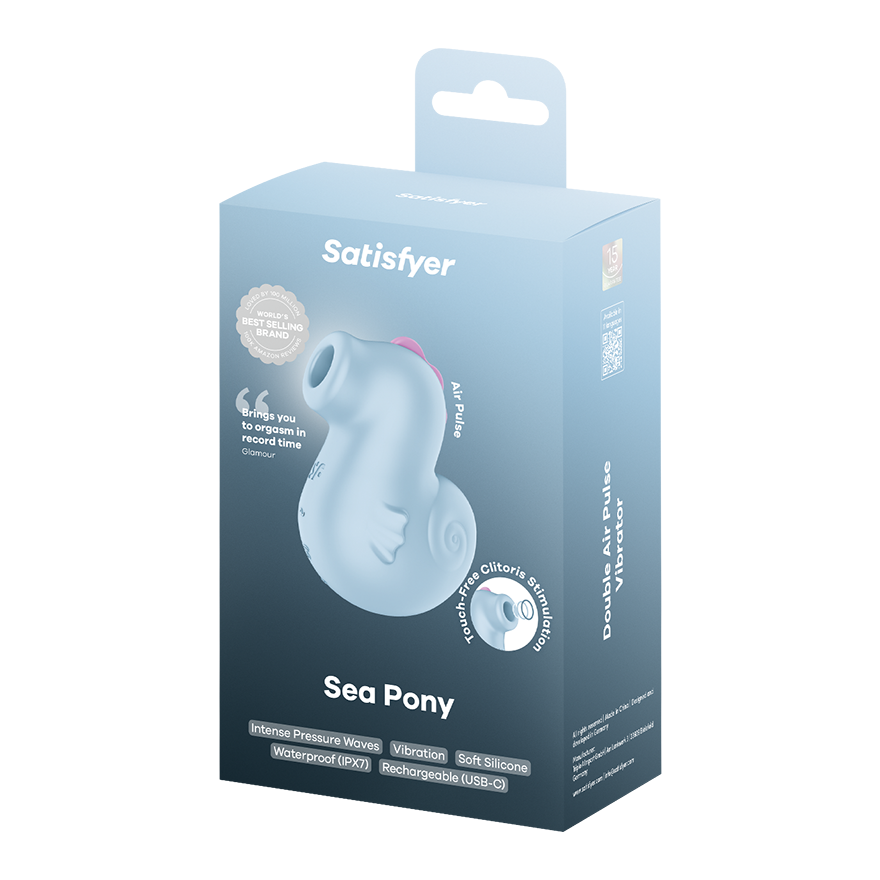 Satisfyer Sea Pony – Air Pulse and Vibrator with Dual Stimulation > Sex Toys For Ladies > Air Pulsation