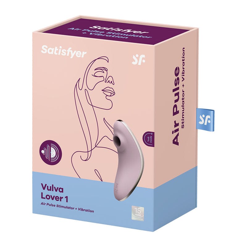 Satisfyer STIMULATORS-PREMIUM Purple Satisfyer Vulva Lover 1 - Violet - USB Rechargeable Air Pulse Clitoral Stimulator 4061504018607