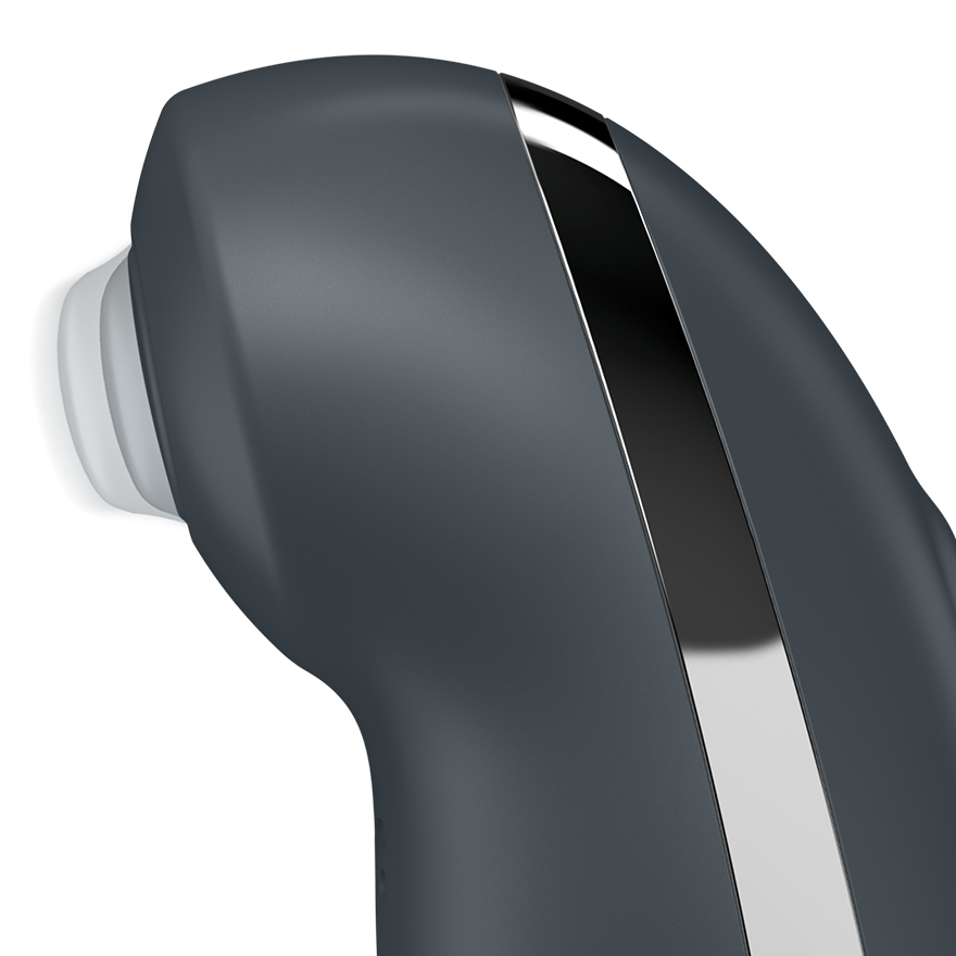 Satisfyer Tap and Climax 2 Clitoral Vibrator Grey