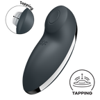 Satisfyer Tap and Climax 2 Clitoral Vibrator Grey