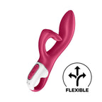 Satisfyer Embrace Me Rabbit Vibrator – Waterproof Dual Motor Silicone Design > Vibrators > Ladies > Rabbit