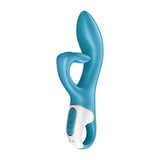 Satisfyer VIBRATORS-PREMIUM Blue Satisfyer Embrace Me - Turquoise USB Rechargeable Rabbit Vibrator 4061504036595