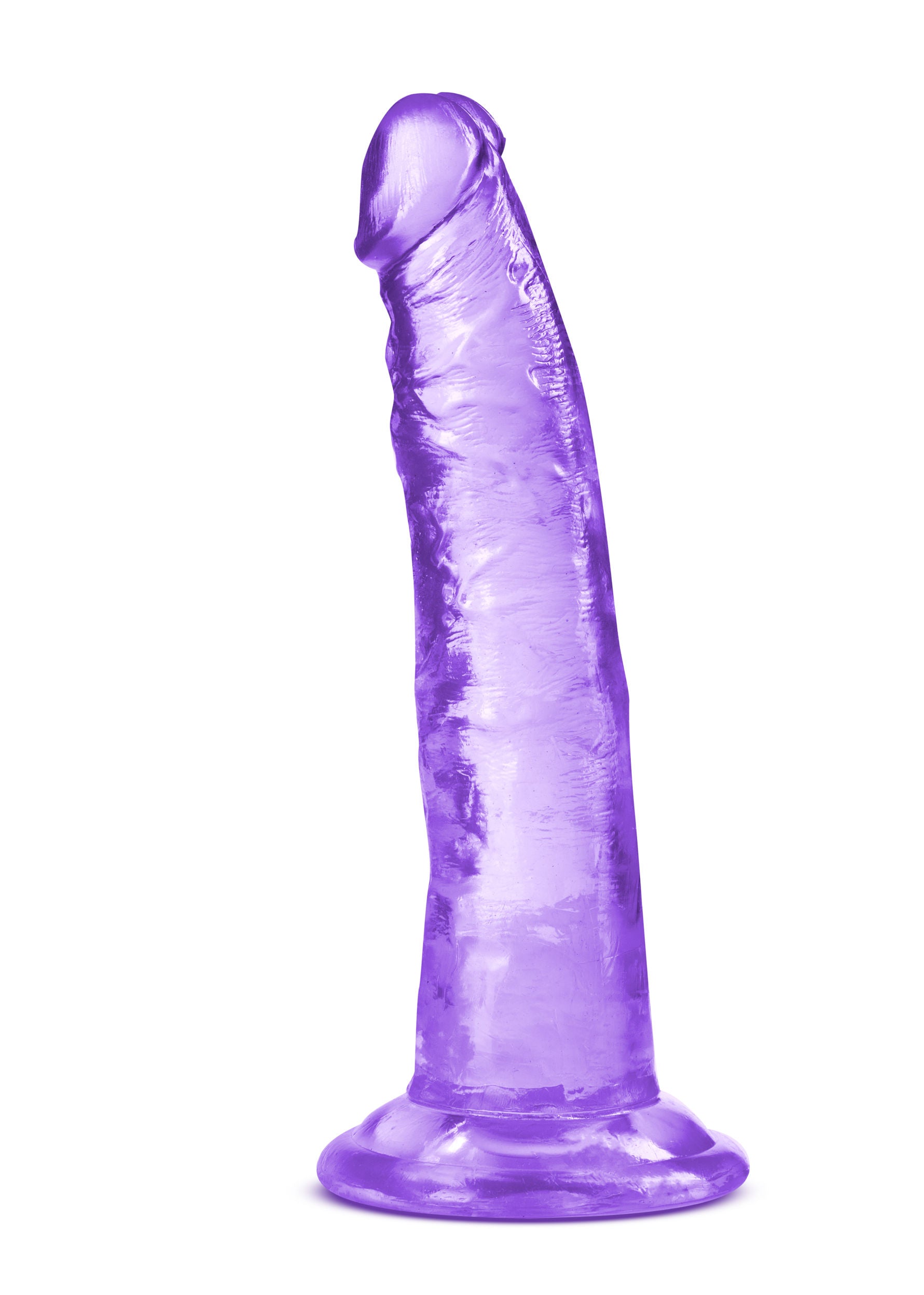 Blush B Yours Plus Purple Realistic Dildo With Suction Base Purple DONGS
