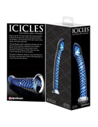 Icicles Blue Glass Massager Handcrafted Luxury > Glass > Dildos