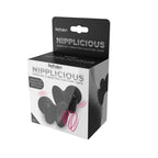 Vibrating Nipple Suction Cups Black Black > Sex Toys > Nipple Suckers
