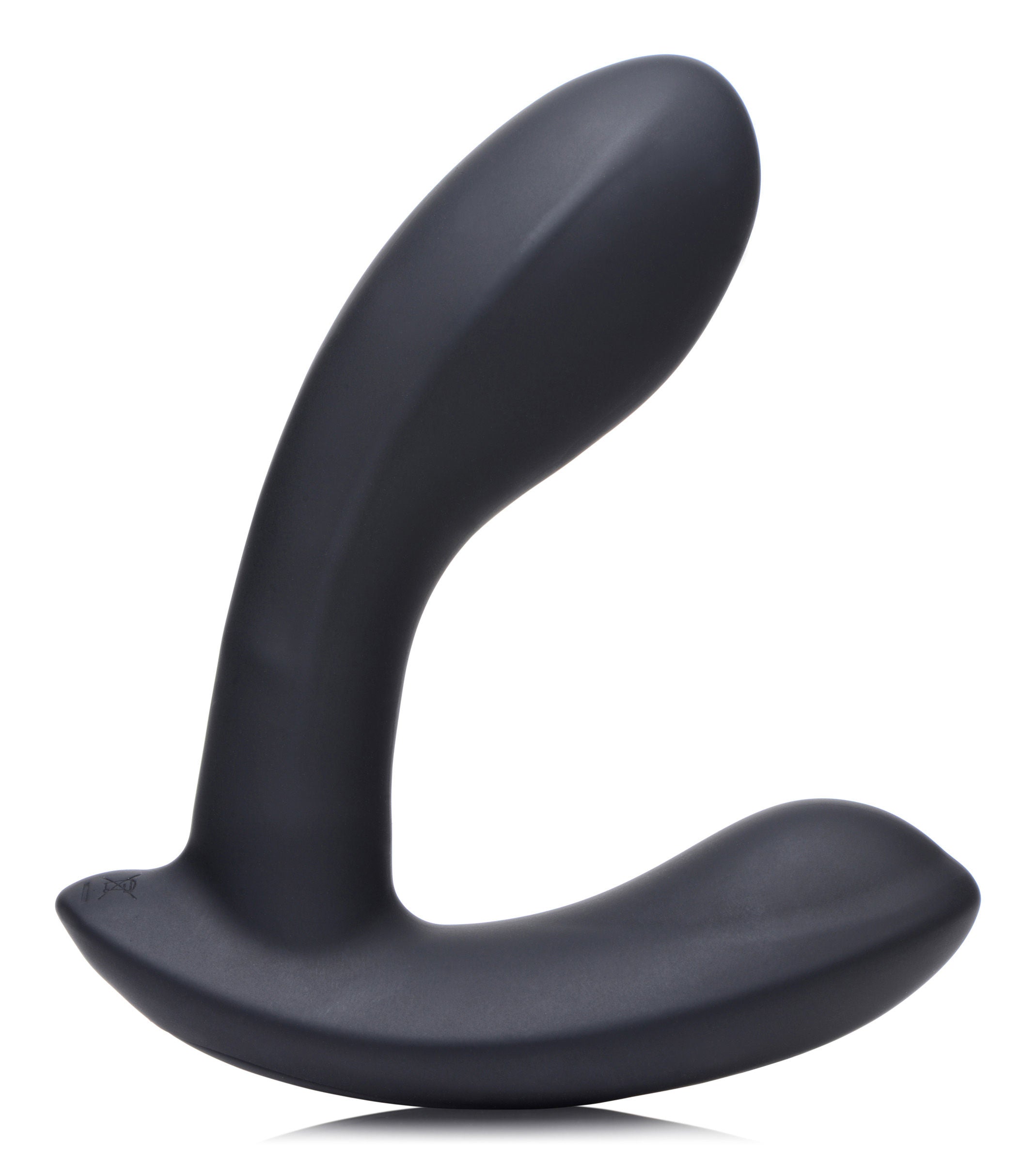 E-Stim and Vibrating Prostate Massager - Black Black Prostate Tools