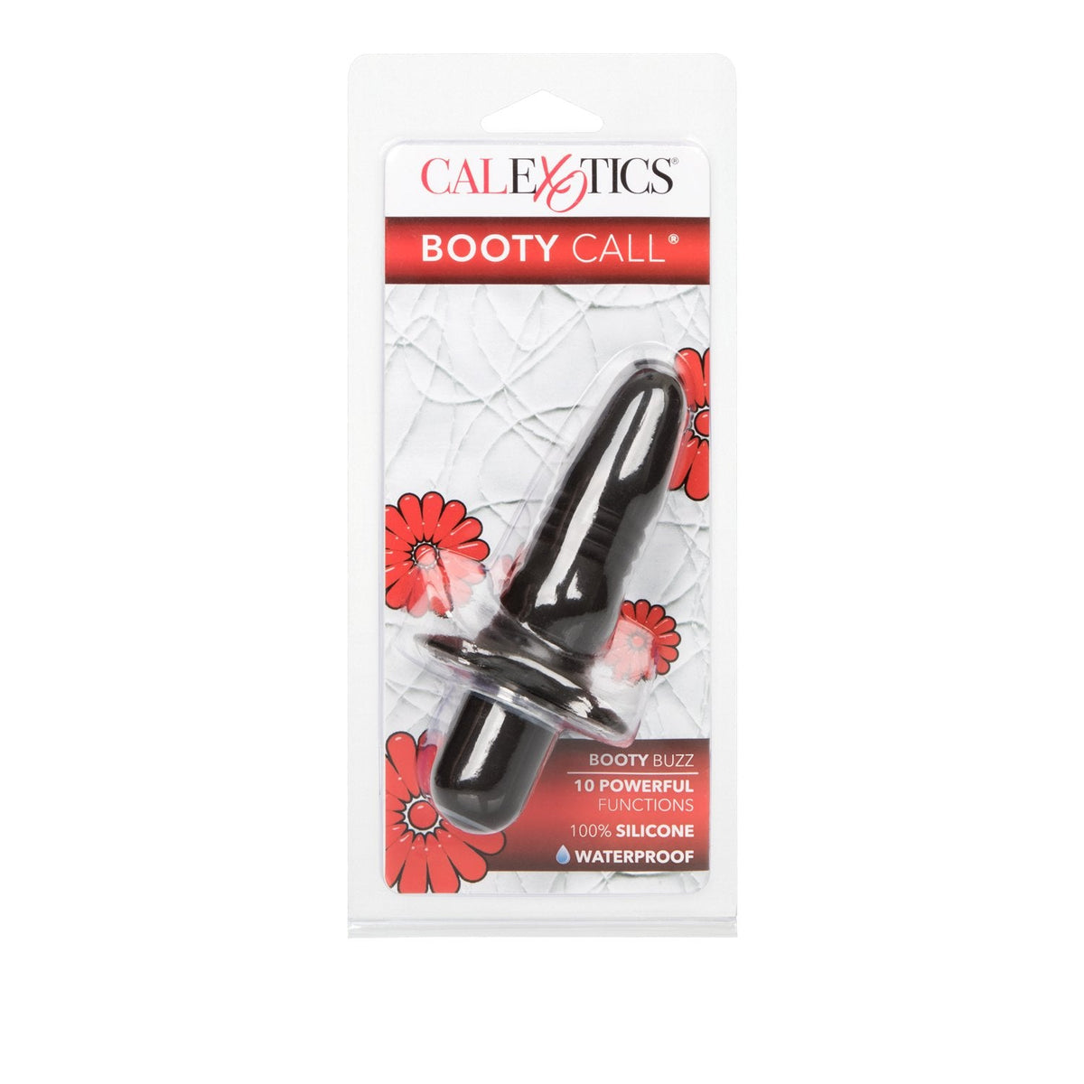 Booty Call Booty Buzz Black Silicone Probe 3 Inch with 10 Vibration Settings > Anal Range > Vibrating Butt Plugs