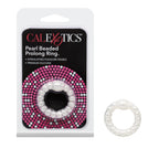 CalExotics Pearl Beaded Stretch Ring with Stimulating Beads – Prolong Ring for Men > Cock Ring > Single