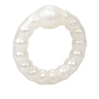 CalExotics Pearl Beaded Stretch Ring with Stimulating Beads – Prolong Ring for Men > Cock Ring > Single