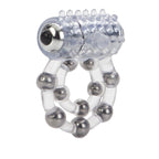 Maximus Waterproof Enhancement Ring with 10 Stroker Beads – Flexible TPR Cock Ring > Cock Ring > Vibrating