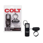 COLT Waterproof Power Cock Ring – Rubber-Cote Four-Speed Vibrating Cock Ring Black > Cock Ring > Vibrating