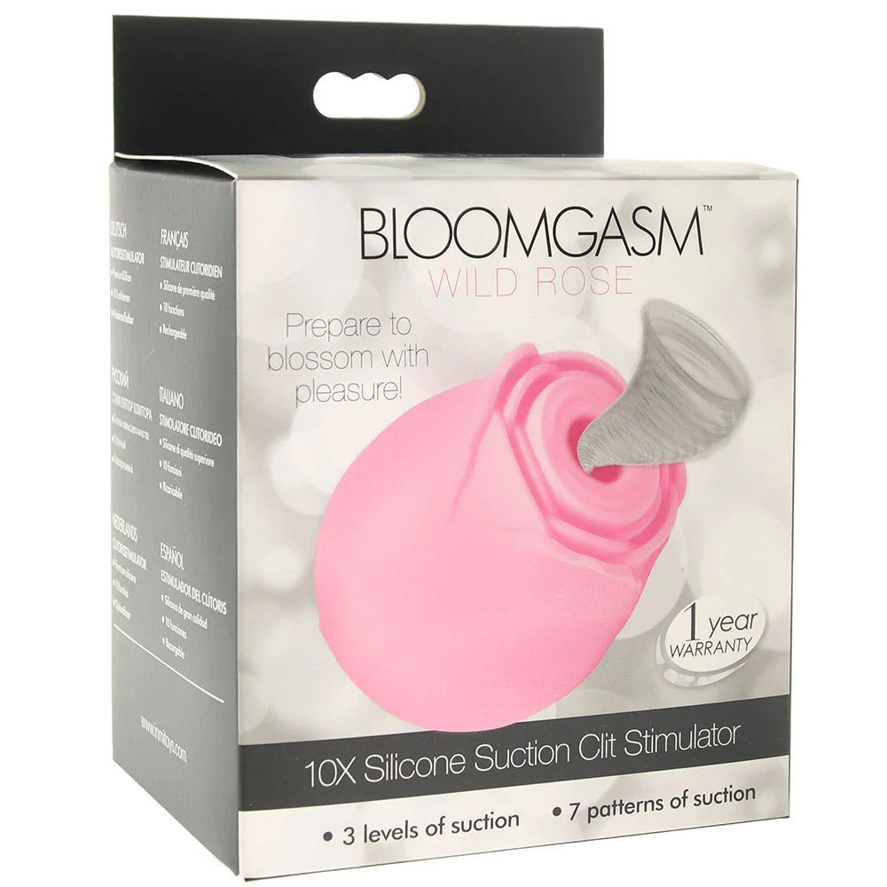 Wild Rose Silicone Suction Stimulator (Pink) – Silicone Suction Stimulator > Sex Toys For Ladies > Rose Stimulators