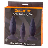 Seven Creations ANAL TOYS Seven Creations Essence Training Set - Black Butt Plugs - Set of 3 Sizes 6946689011842