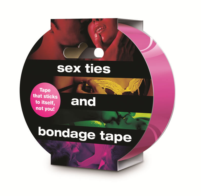Sex Ties Bondage Tape Self-Adhesive Restraint Tape for Wrists and Ankles Bondage Tape Pink > Bondage Gear > Tape