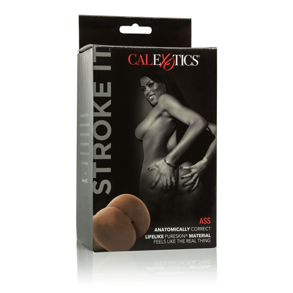 Stroke It Ass (Ivory) – Ultra Tight Textured Masturbator Strokers - Manual