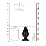 Shots Toys ANAL TOYS Black REALROCK 11.5 cm Anal Plug -  -  (4.5'') Butt Plug 8714273520746