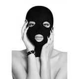Shots Toys BONDAGE-TOYS Black OUCH! Subversion Mask With Open Mouth -  Hood 7423522576595