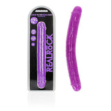 Shots Toys DONGS Purple REALROCK 30 cm Double Dong Glow (12'') 8714273520265