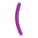 Shots Toys DONGS Purple REALROCK 38 cm Double Dong Glow - (15'') 8714273520302