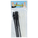 Shots Toys NOVELTIES S-LINE The Dickheads - Couples Straws Black/White 8714273055125