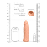 Shots Toys SLEEVES Flesh REALROCK 6'' Realistic Penis Sleeve -  15.2 cm Penis Extension Sleeve 7423522550557
