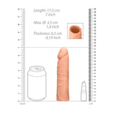 Shots Toys SLEEVES Flesh REALROCK 7'' Penis Extender -  17.8 cm Penis Extension Sleeve 7423522550526