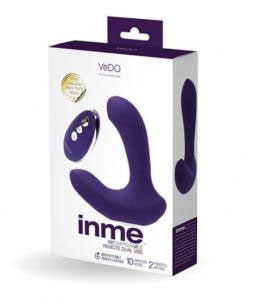 Inme Dual Vibrator With Remote Control Pink Purple Panty Vibrators