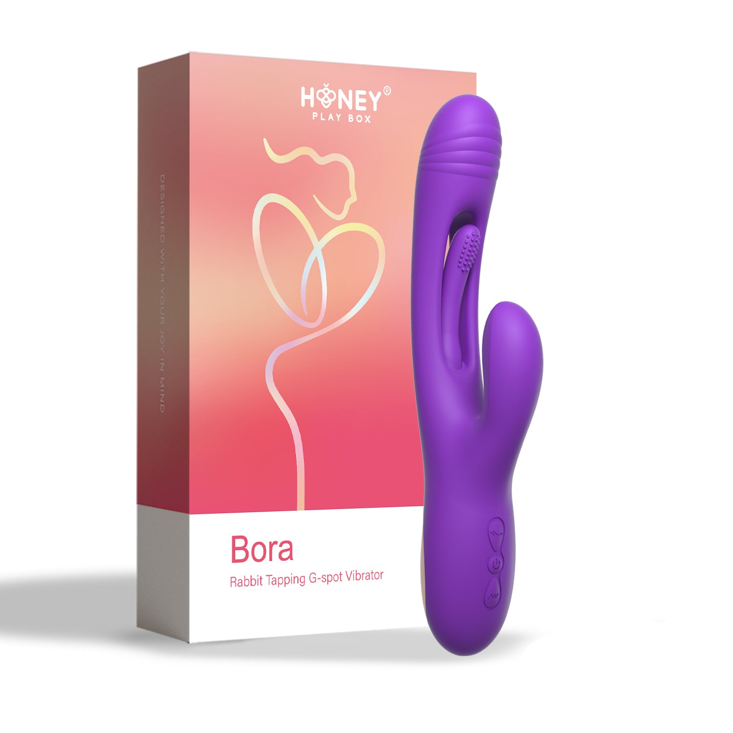 Bora Rabbit Tapping G-Spot Vibrator for Intense Pleasure VIBRATORS-RABBIT