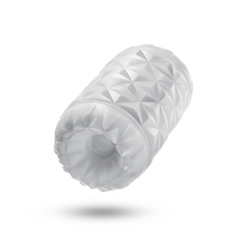 Rize Reakt White Self-Lubricating Male Masturbation Stroker Strokers - Manual