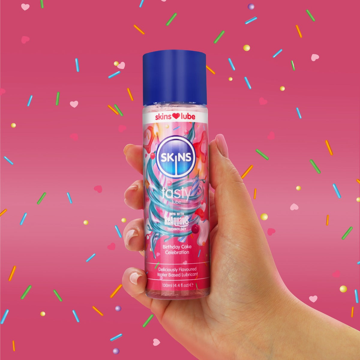 Skins Birthday Cake Water-Based Lubricant 4.4 Fl Oz > Lube > Flavoured