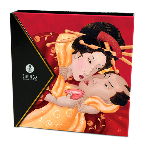 Geisha's Secrets Intimacy Gift Set with Sparkling Strawberry Wine Massage Oil