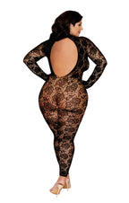 Dreamgirl Gloved Bodystocking Queen Size Black Lingerie > Clothes > Bodies and Playsuits