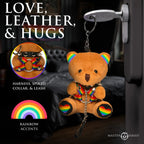 Pride Bear Keychain with Rainbow Ears – Plush Bag and Key Accessory > Novelties > Gag Gifts