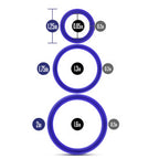 Performance Silicone Cock Ring 3 Piece Set – Stretch and Support Silicone Rings > Cock Ring > Sets