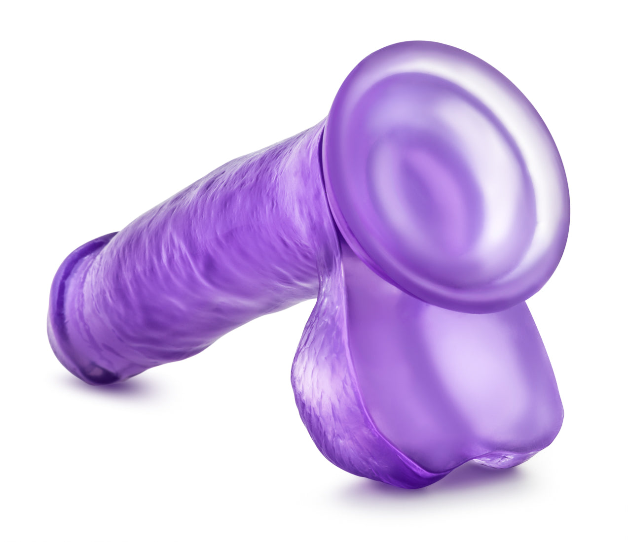 B Yours Sweet N Hard 1 Purple Realistic Dildo with Suction Cup DONGS