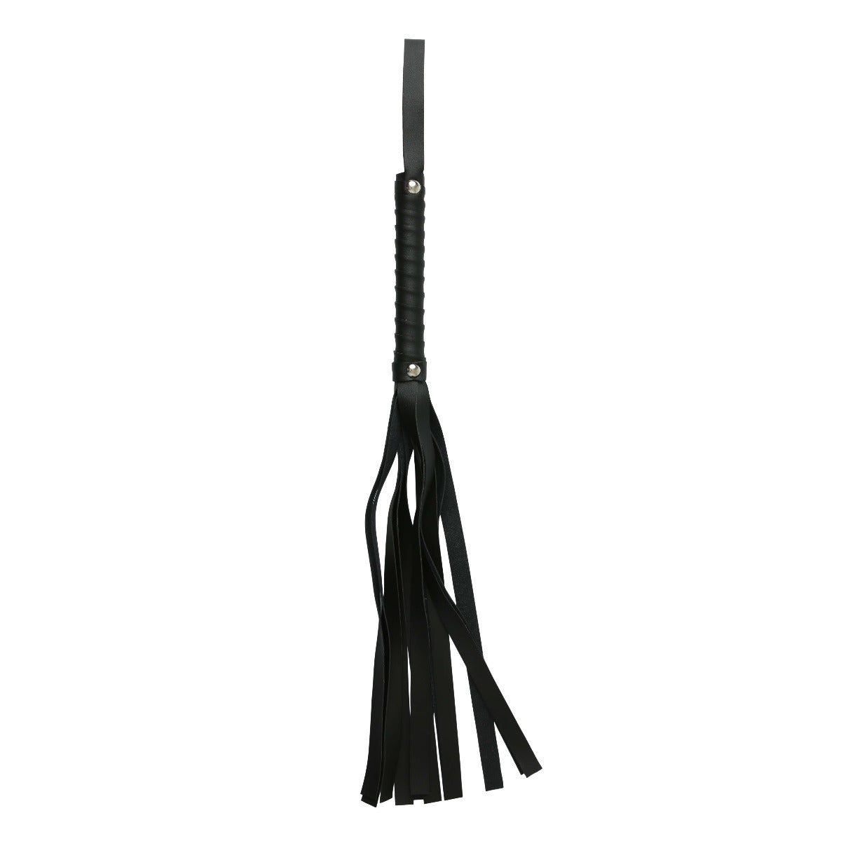 Sex and Mischief Faux Leather Flogger 24 Inches – Sensation Play Accessory > Bondage Gear > Whips & Floggers