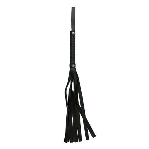 Sex and Mischief Faux Leather Flogger 24 Inches – Sensation Play Accessory > Bondage Gear > Whips & Floggers