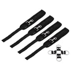 SportSheets 5 Piece Hog Tie and Cuff Set – Steel O-Ring Bondage Restraint Set > Bondage Gear > Restraints