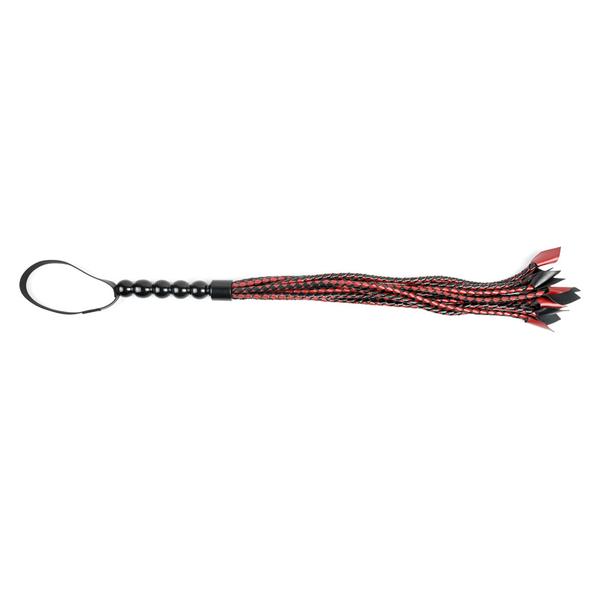 Sportsheets Saffron Braided Flogger – Faux Leather Impact Toy > Bondage Gear > Whips & Floggers