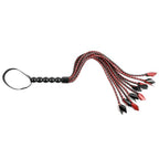 Sportsheets Saffron Braided Flogger – Faux Leather Impact Toy > Bondage Gear > Whips & Floggers