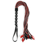 Sportsheets Saffron Braided Flogger – Faux Leather Impact Toy > Bondage Gear > Whips & Floggers