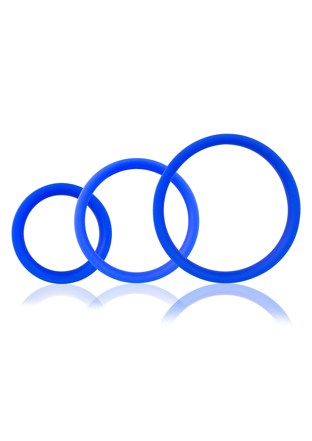 RingO Pro X3 – Durable True Silicone Cock Ring Set with Three Sizes (1.25-2.25 inch diameter) > Cock Ring > Sets